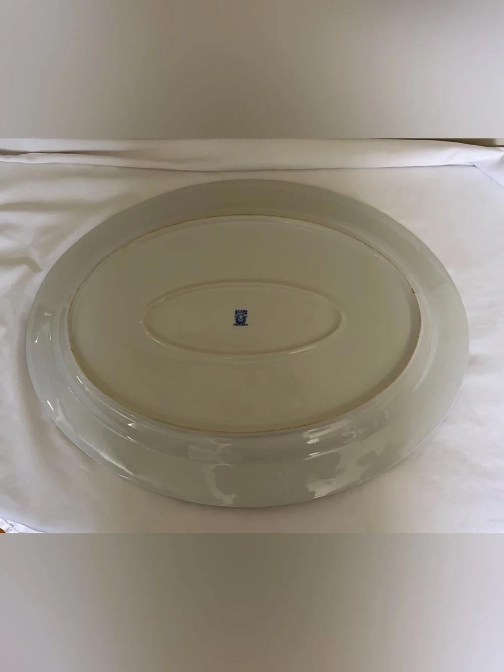 Vintage Noritake Blue Willow Large Oval Serving Platter 17.5” Made in Japan